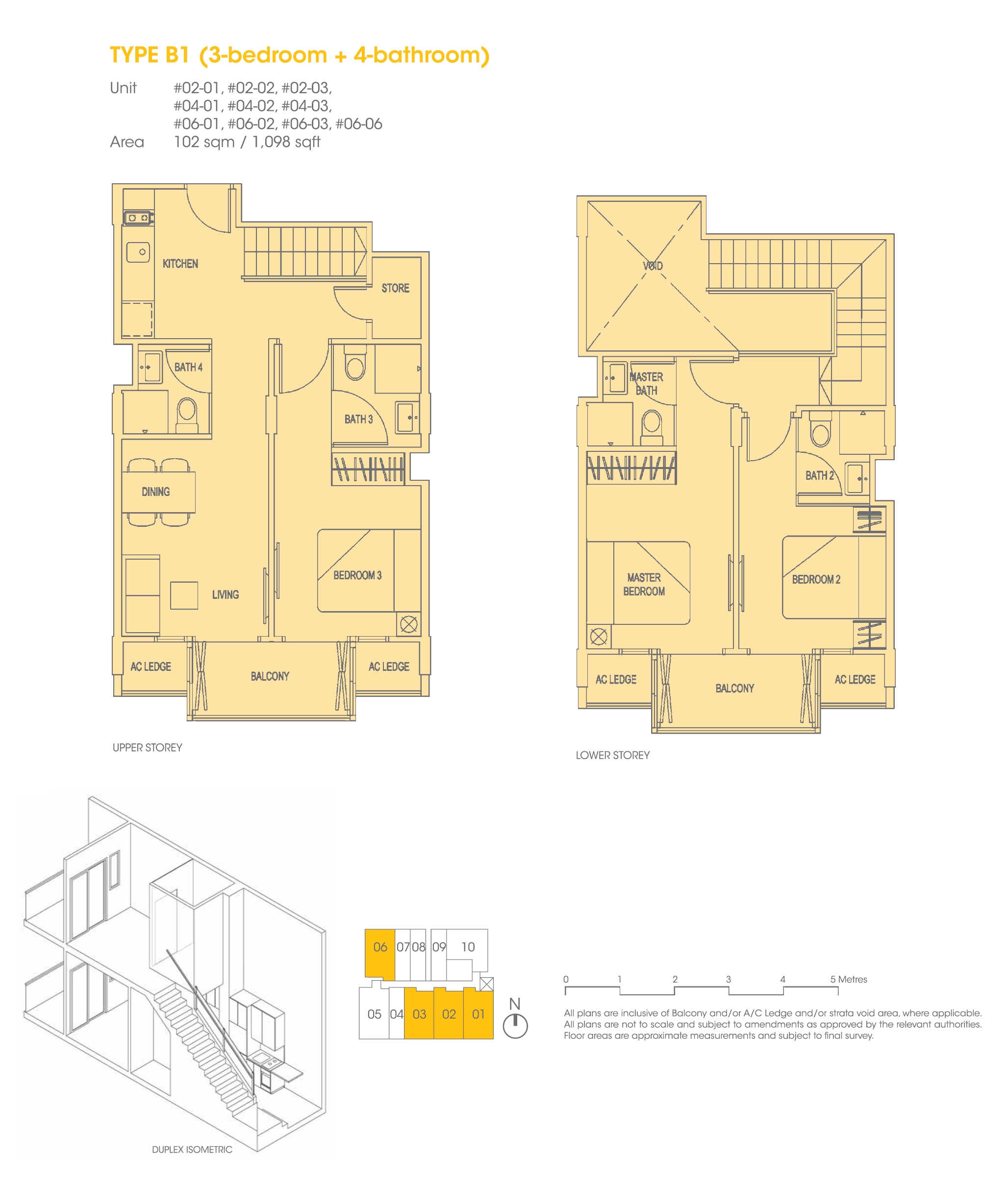Park 1 Suites 1 Bedroom Floor Plan 3